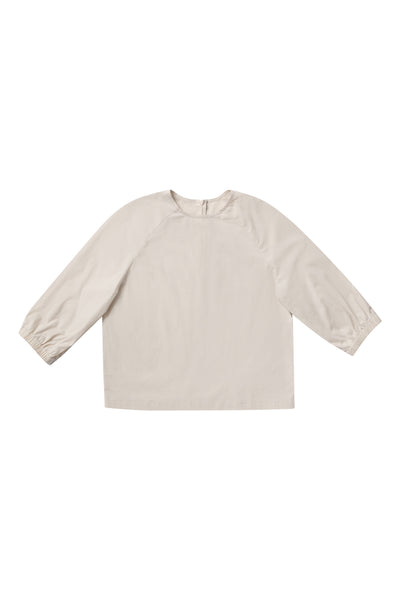 Sand Elastic Sleeve Top #6161