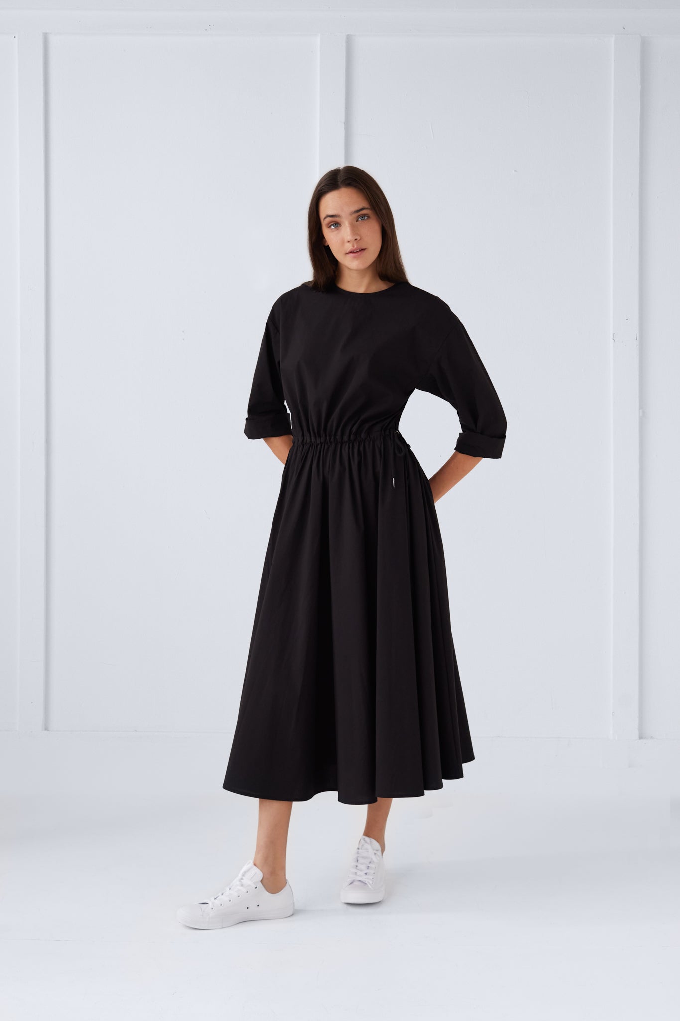 Black Side Tie Dress #6116 UNAYA Black Side Tie Dress #6116 UNAYA