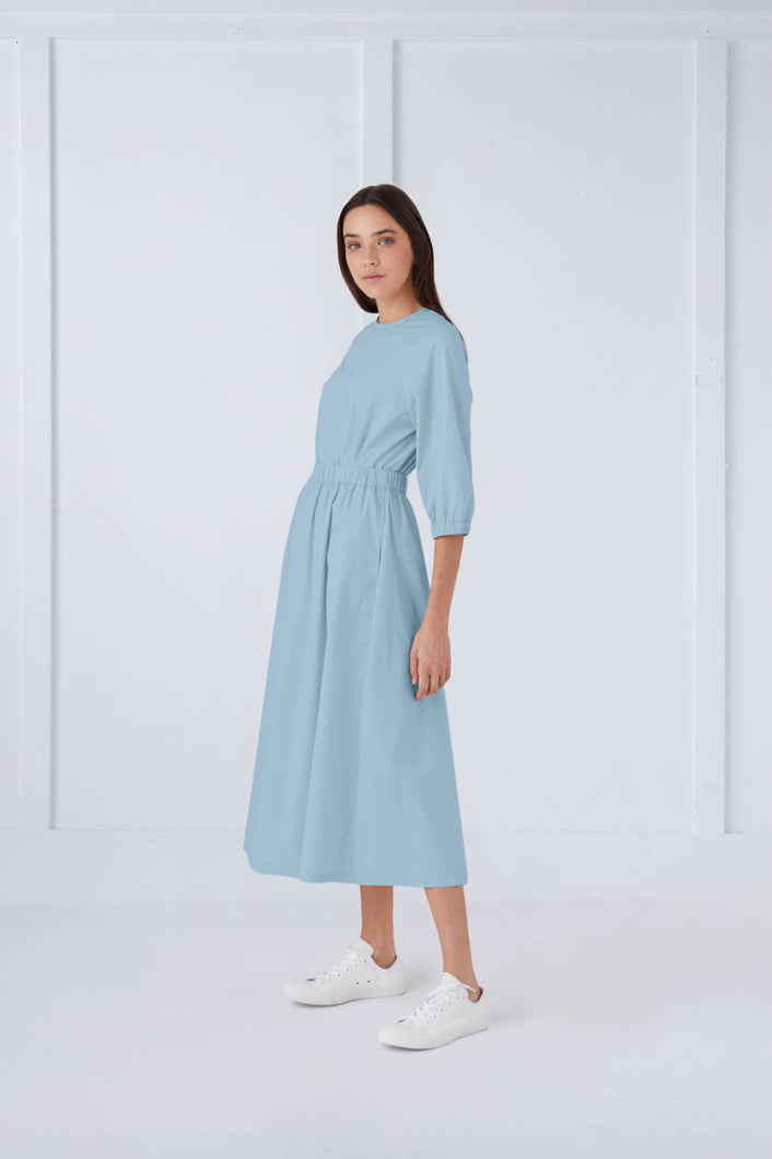 Light Blue Elastic Skirt #6162