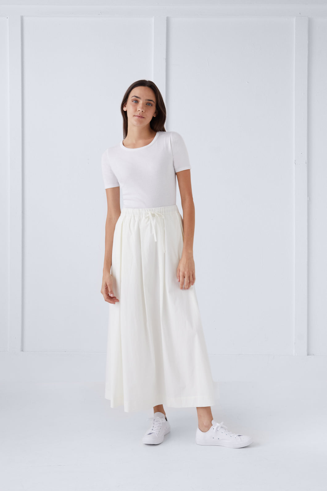 White Maxi Skirt  #1505