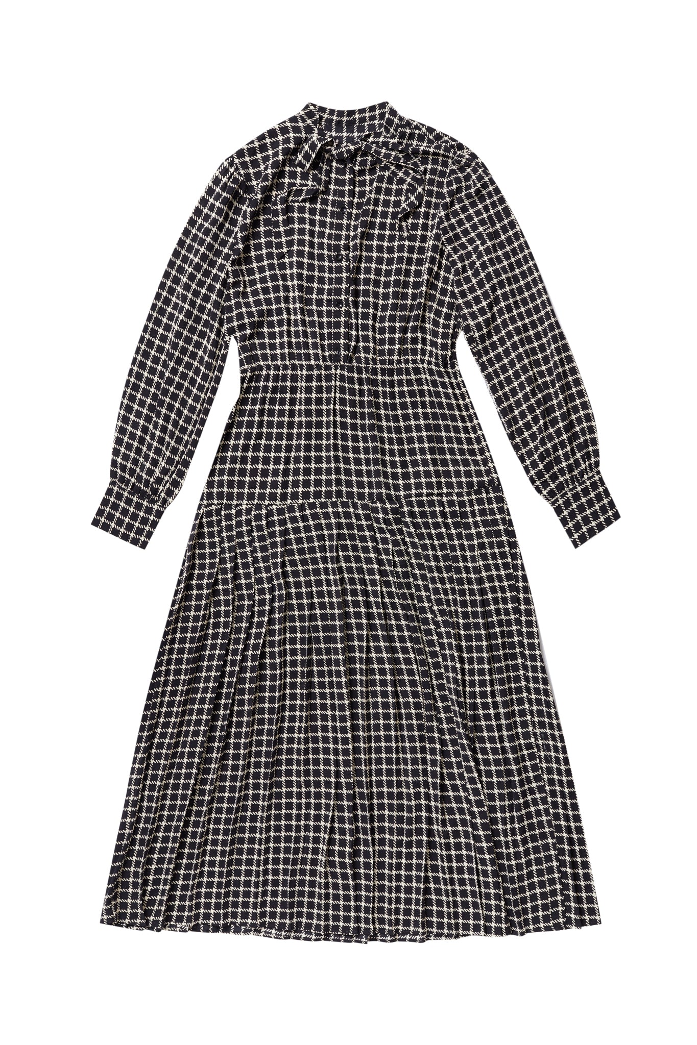 Check Print Dress #1533 UNAYA Check Print Dress #1533 UNAYA