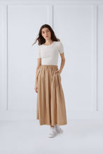 Load image into Gallery viewer, Beige Maxi Skirt #1505
