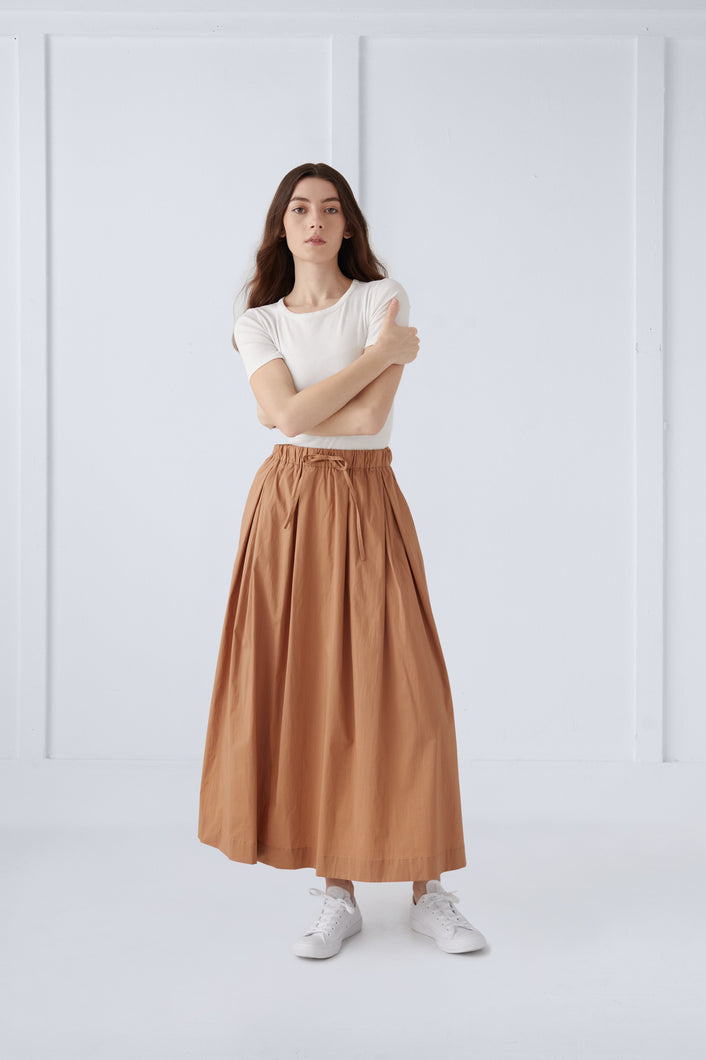 Mocha Maxi Skirt #1505