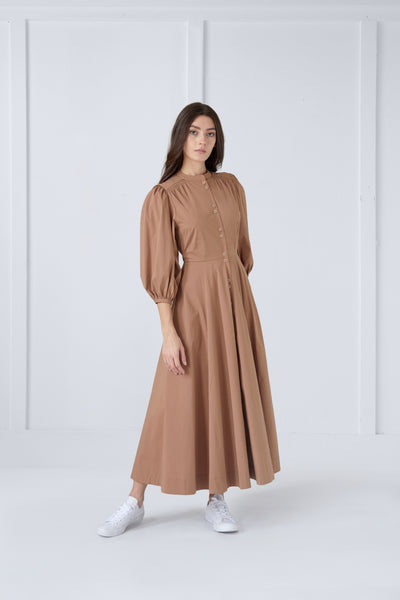 Margo Dress in Mocha #7980C