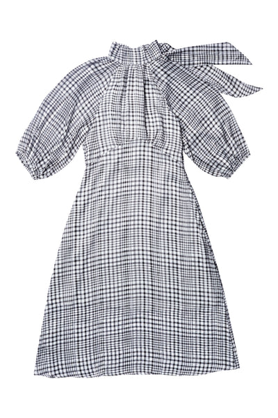 Fiona Dress in Plaid Print  #7978P