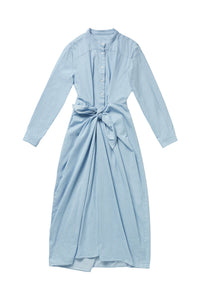 Helena Dress in Blue Denim #7982D