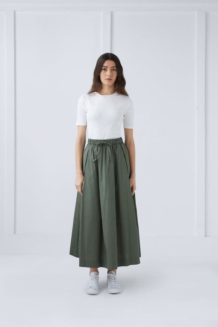 Green Maxi Skirt #1505