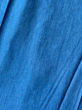 Load image into Gallery viewer, Blue Dark Denim Maxi Skirt #1505
