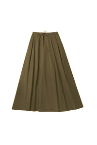 Olive Maxi Skirt #1505